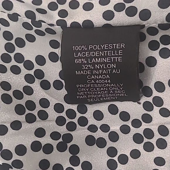 ROSS Mayer Black Ruffled 2 Button Blazer Jacket Size 6 - Picture 6 of 7